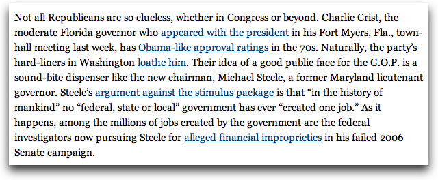 new york times with links!