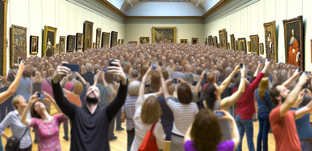 dall-e goes to the museum